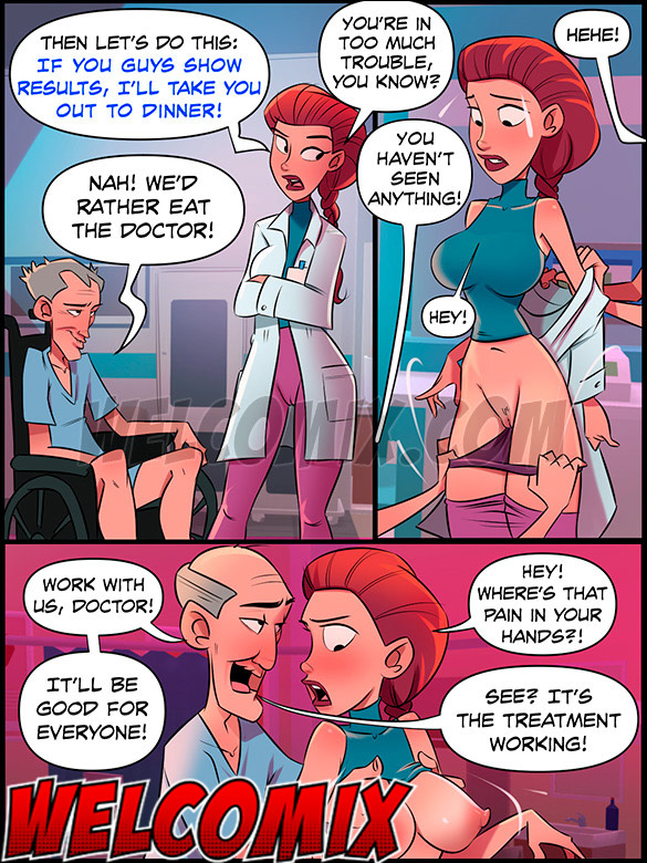 Doctor Jaqueline, a beautiful redhead - This is a Madhouse, Phisioteradick