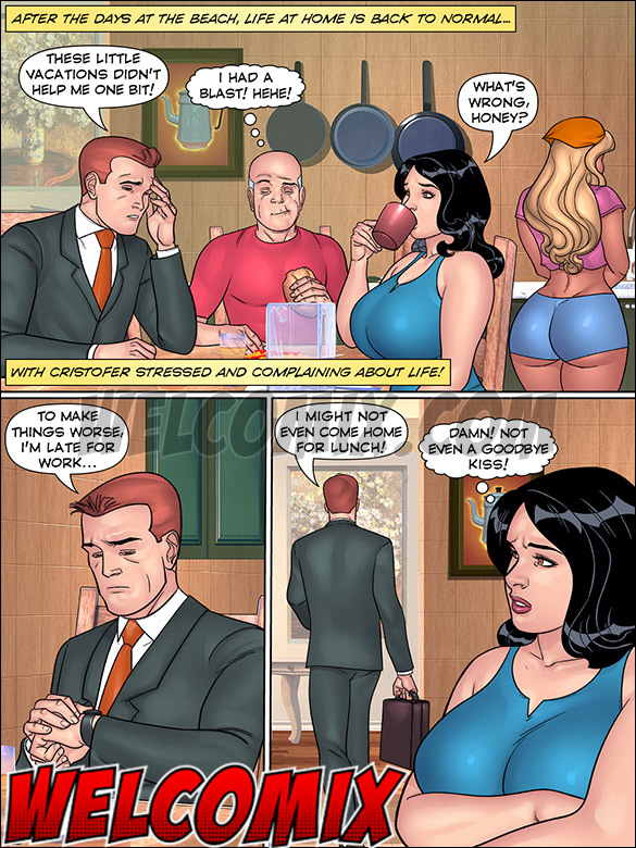 Pops, The Pervert Father-in-law, Cooling off the dick head * Look at the size of that thing, this grandpa is a freak