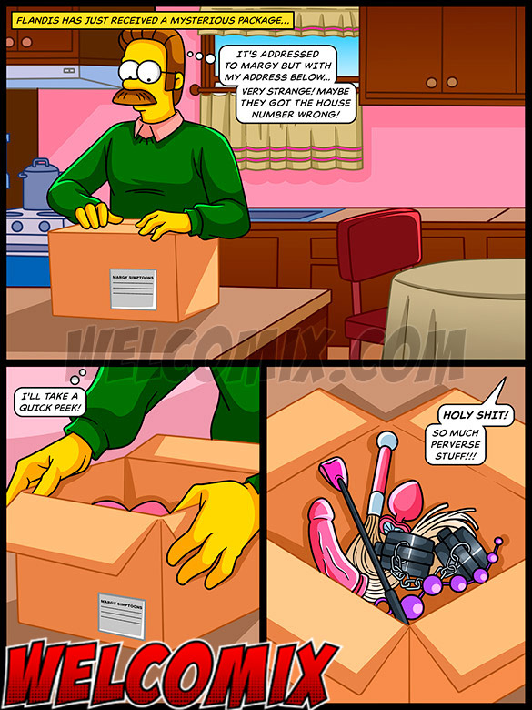 The Simptoons, Sadomasochistic Package * He opens the package and finds various sadomasochistic items